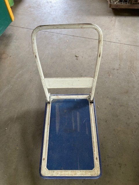 CHARIOT DE TRANSPORT, POIGNÉE PLIABLE, 200 KG, Bricolage & Construction, 100 litres ou plus, Enlèvement, Comme neuf, Chariot de transport
