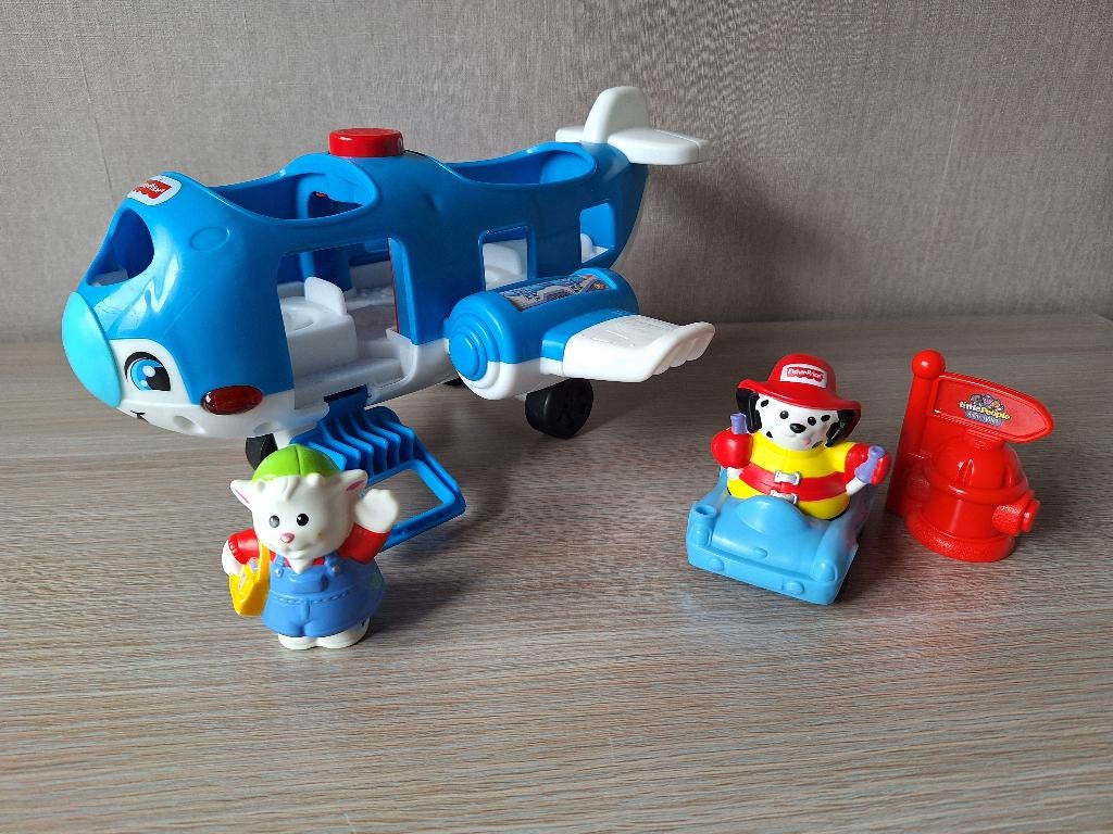 ☼ Little people vliegtuig, Kinderen en Baby's, Ophalen of Verzenden, Gebruikt, Met geluid