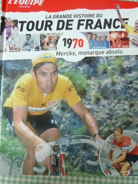 10 livres Tour de France Merckx, Poulidor, Thévenet Anquetil, Ophalen of Verzenden, Zo goed als nieuw, Lopen en Fietsen