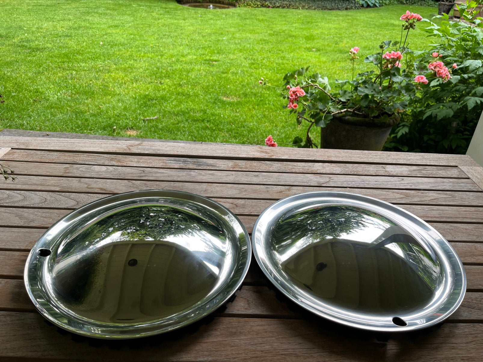Nieuwe originele Eriba Touring Hoogglans Chromen Wieldoppen, Ophalen, Nieuw