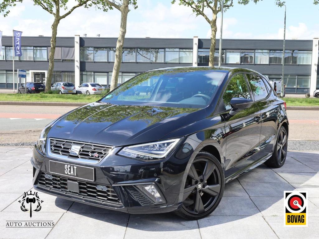 Seat Ibiza FR Black Edition 1.0 TSI Beats Audio | Virtual |, Auto's, Automaat, Bedrijf, 133 g/km, Onderhoudsboekje