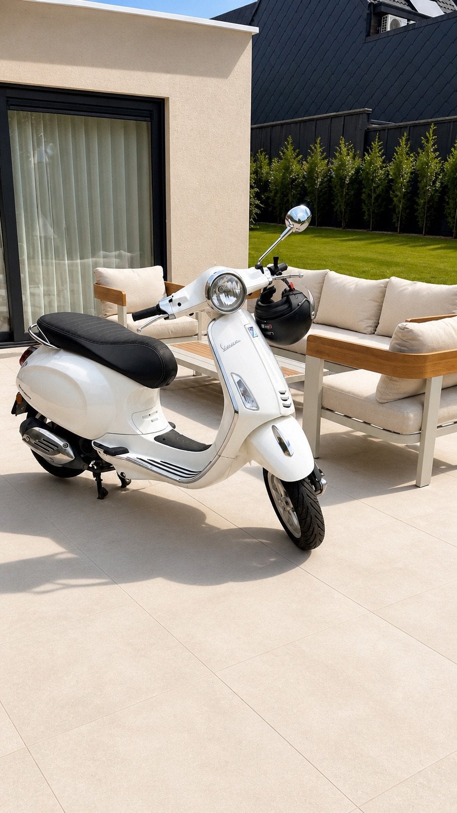 Vespa Primavera 50cc 45km/h + helm, Ophalen, Gebruikt, Klasse B (45 km/u)