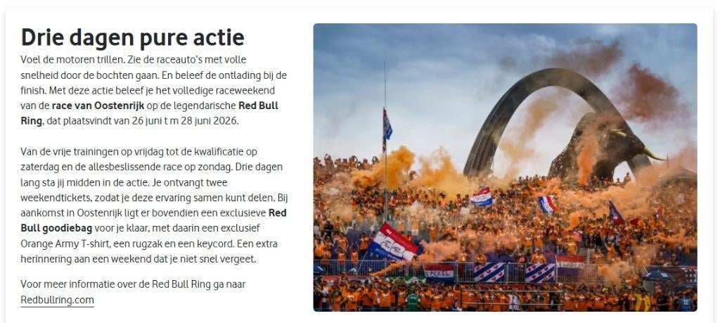 2 weekendtickets F1 red bull Oostenrijk zitplaatsen, Tickets & Billets, Deux personnes, Plusieurs jours