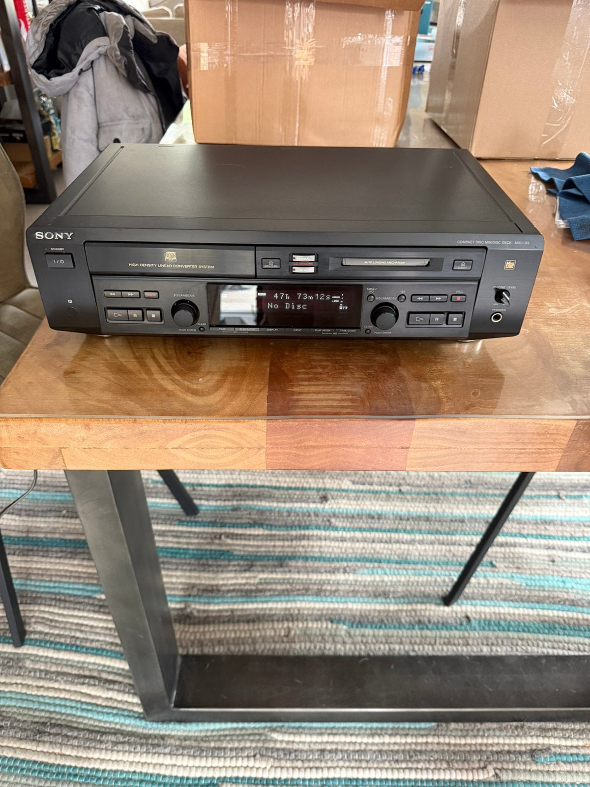 Sony MXD-D3 minidisc cd combinatie, Enlèvement ou Envoi