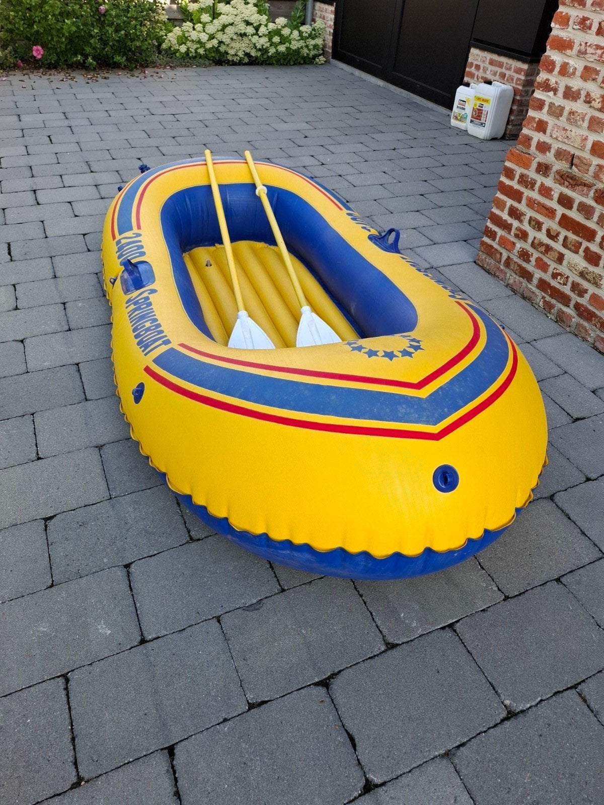 Opblaasbare boot met roeispanen, Ophalen, Gebruikt, Overige merken