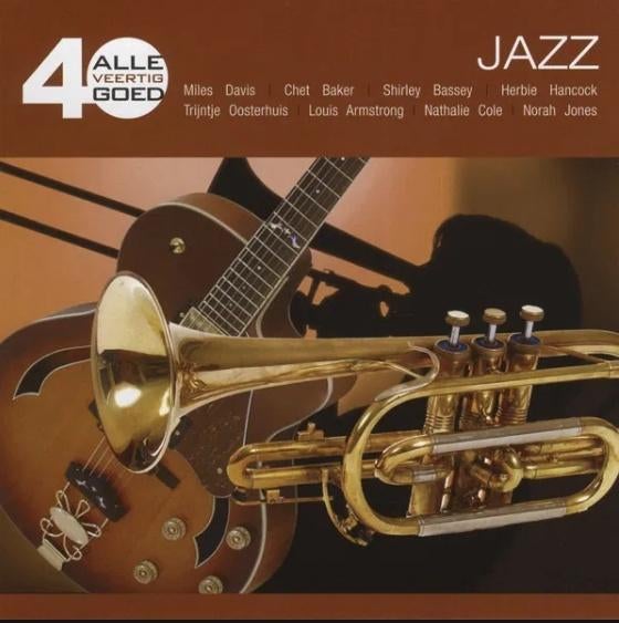595 - ALLE 40 GOED - JAZZ - 2CD - NIEUW, CD & DVD, CD | Compilations, Neuf, dans son emballage, Jazz et Blues, Envoi