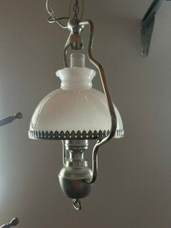 Tinnen Luster, Huis en Inrichting, Ophalen, Overige stijlen, Hanglamp, LED