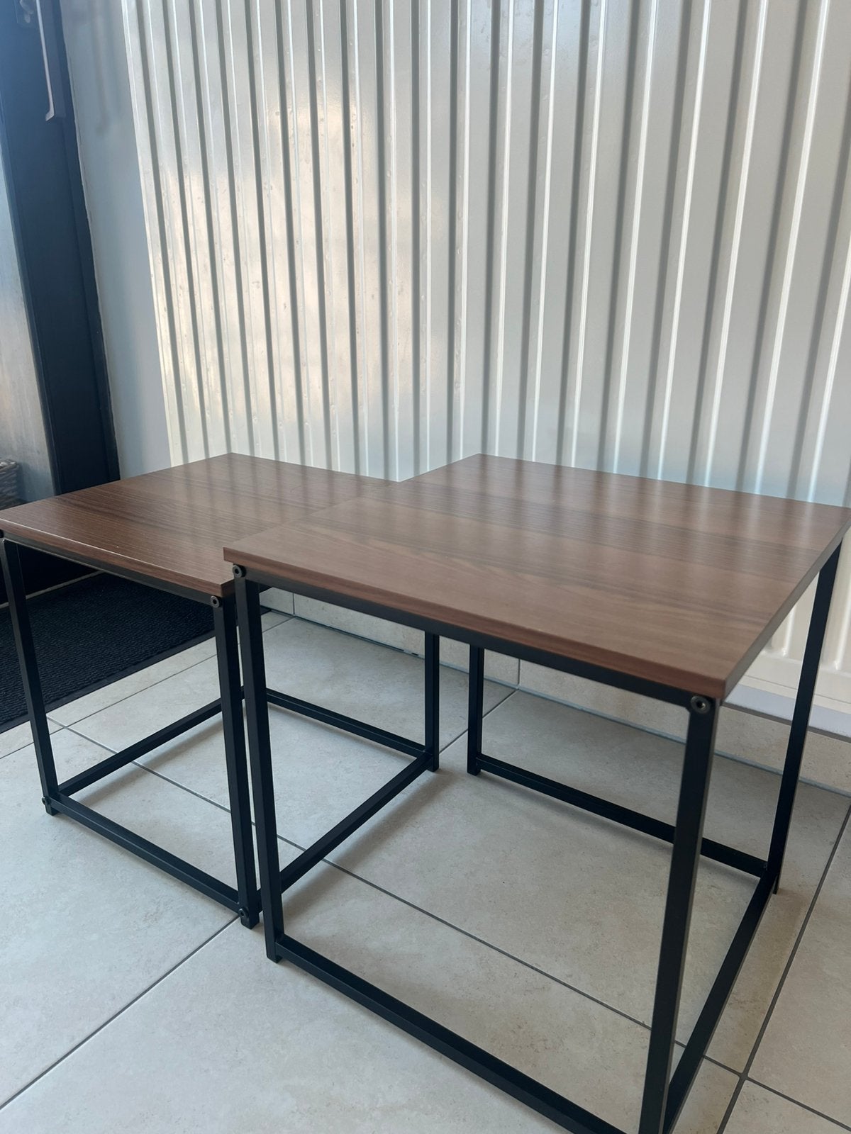 Tables basses gigogne, Ophalen, Zo goed als nieuw, Vierkant, Hout