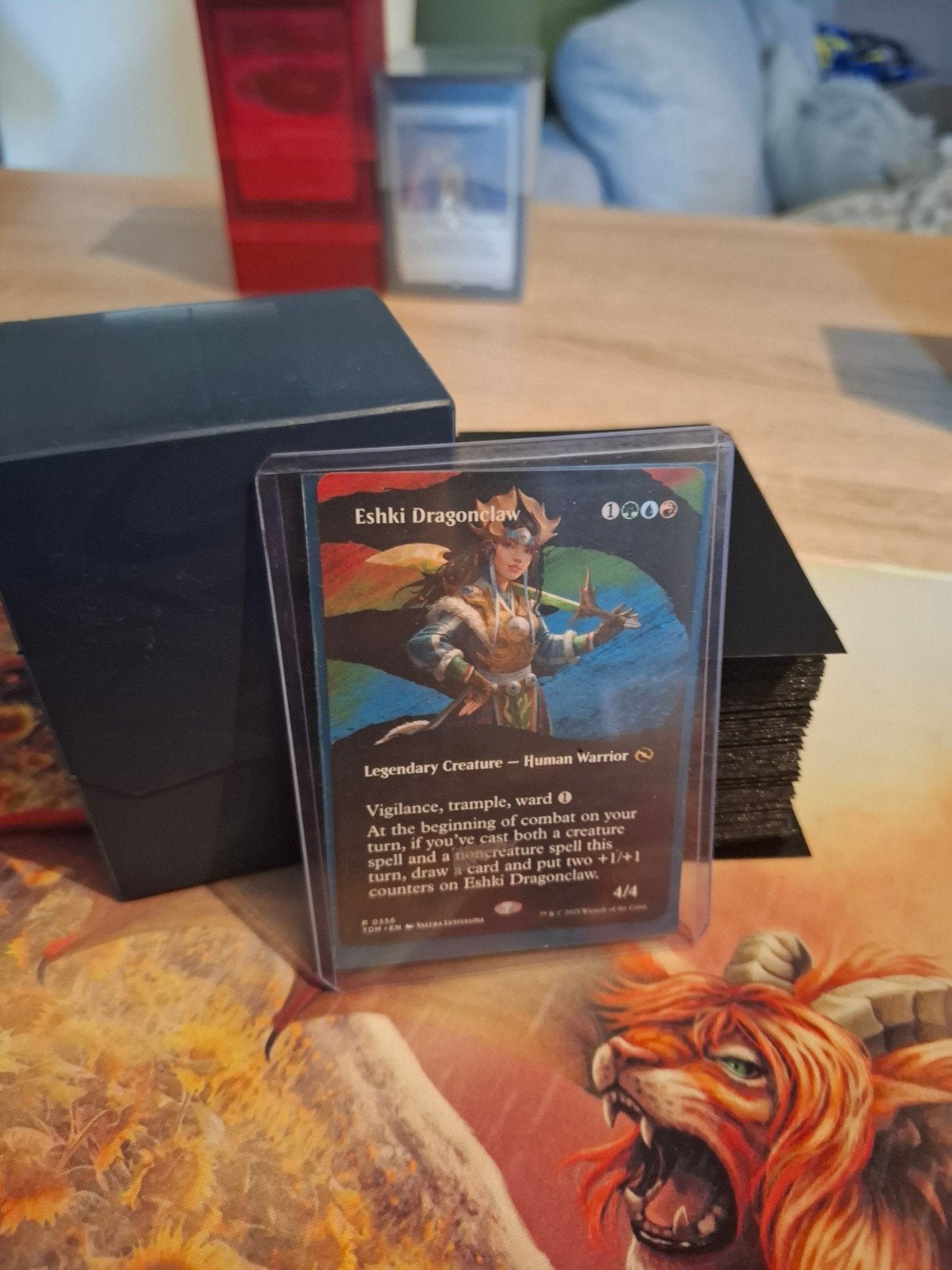 eshki dragonclaw commander deck magic the gathering, Hobby en Vrije tijd, Verzamelkaartspellen | Magic the Gathering, Ophalen of Verzenden