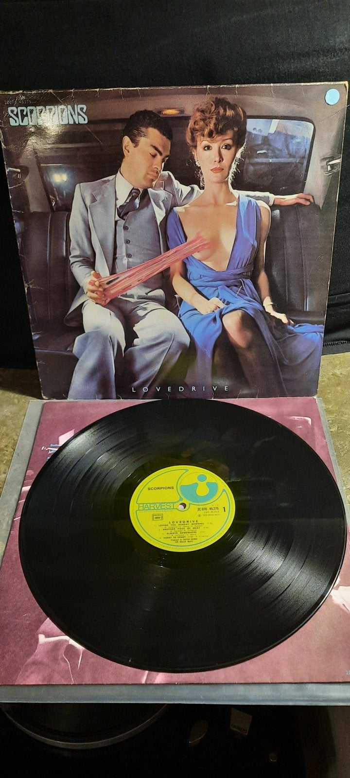 Vinyl lp scorpions lovedrive, LP, Gebruikt, Originele persing, Ophalen of Verzenden