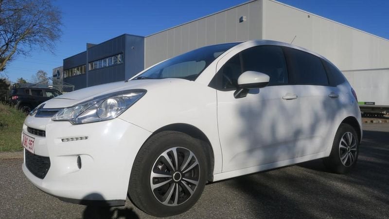 Citroen C3 60kW 170000km 2017, Auto's, Stof, Gebruikt, Wit, Bedrijf