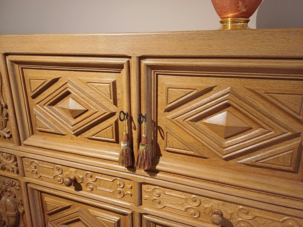 Eetplaats, Huis en Inrichting, Ophalen, Zo goed als nieuw, Massief eik, 4 tot 6 stoelen