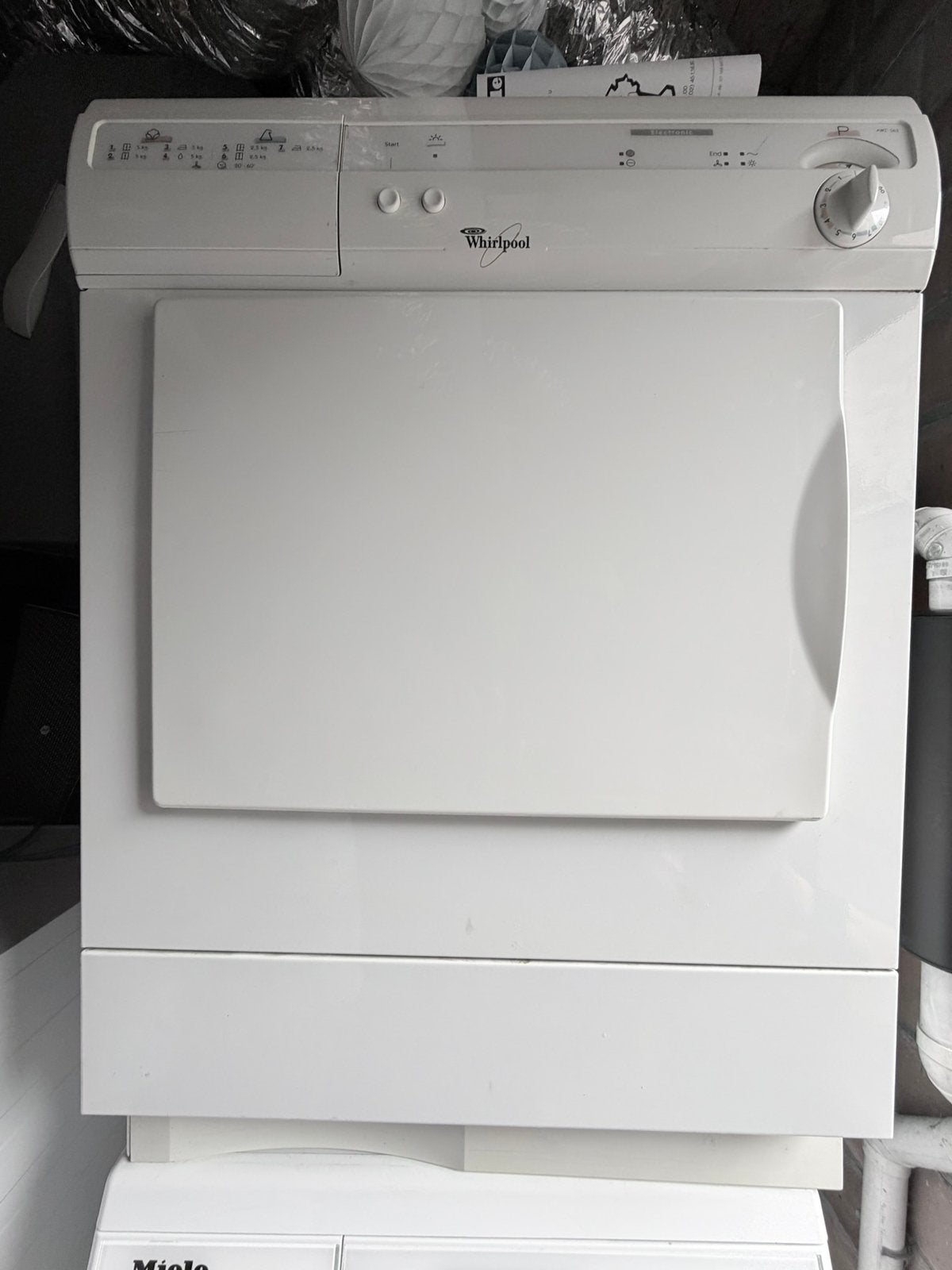 Whirlpool AWZ563 droogkast -werkt perfect –goed onderhouden, Elektronische apparatuur, Droogkasten, Ophalen, 6 tot 8 kg, Gebruikt