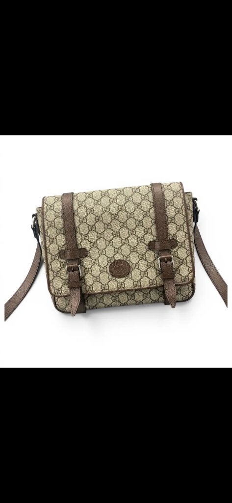 Gucci GG Supreme Messenger Bag - Met aankoopticket, Ophalen of Verzenden, Zo goed als nieuw, Beige, Overige merken