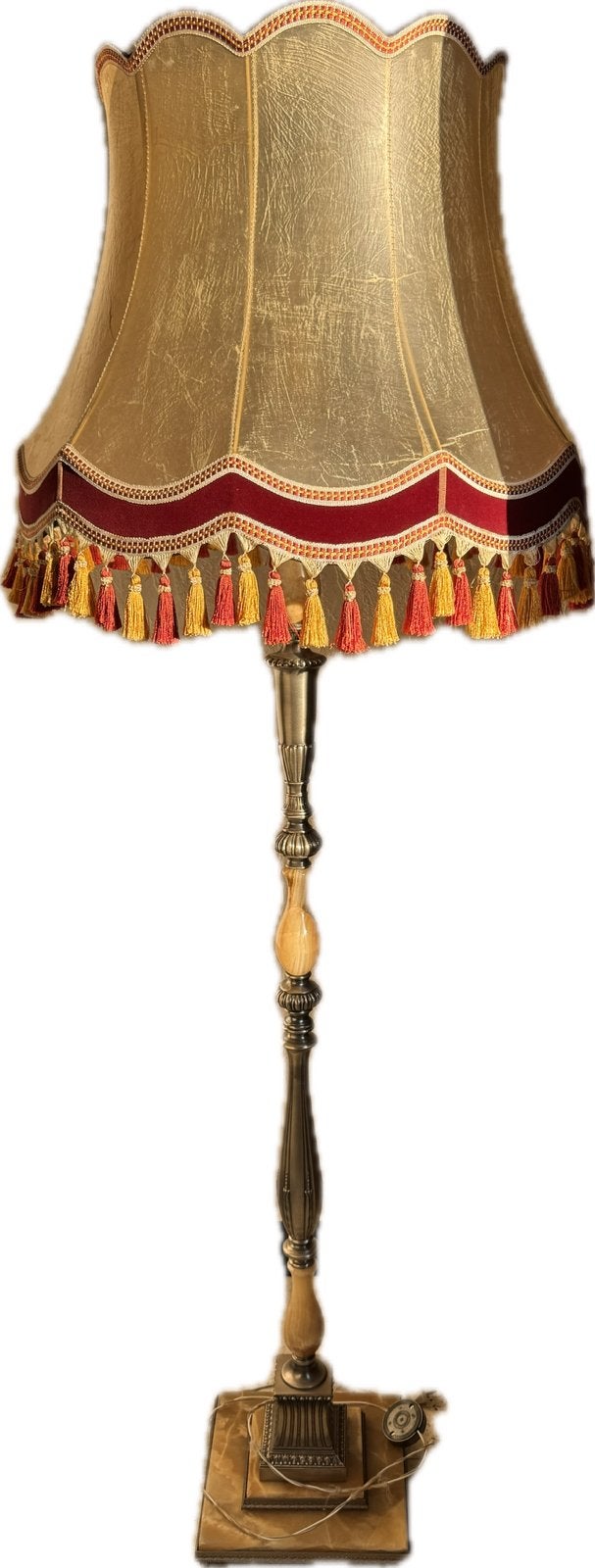Mooie vintage staanlamp met marmeren accenten, Ophalen