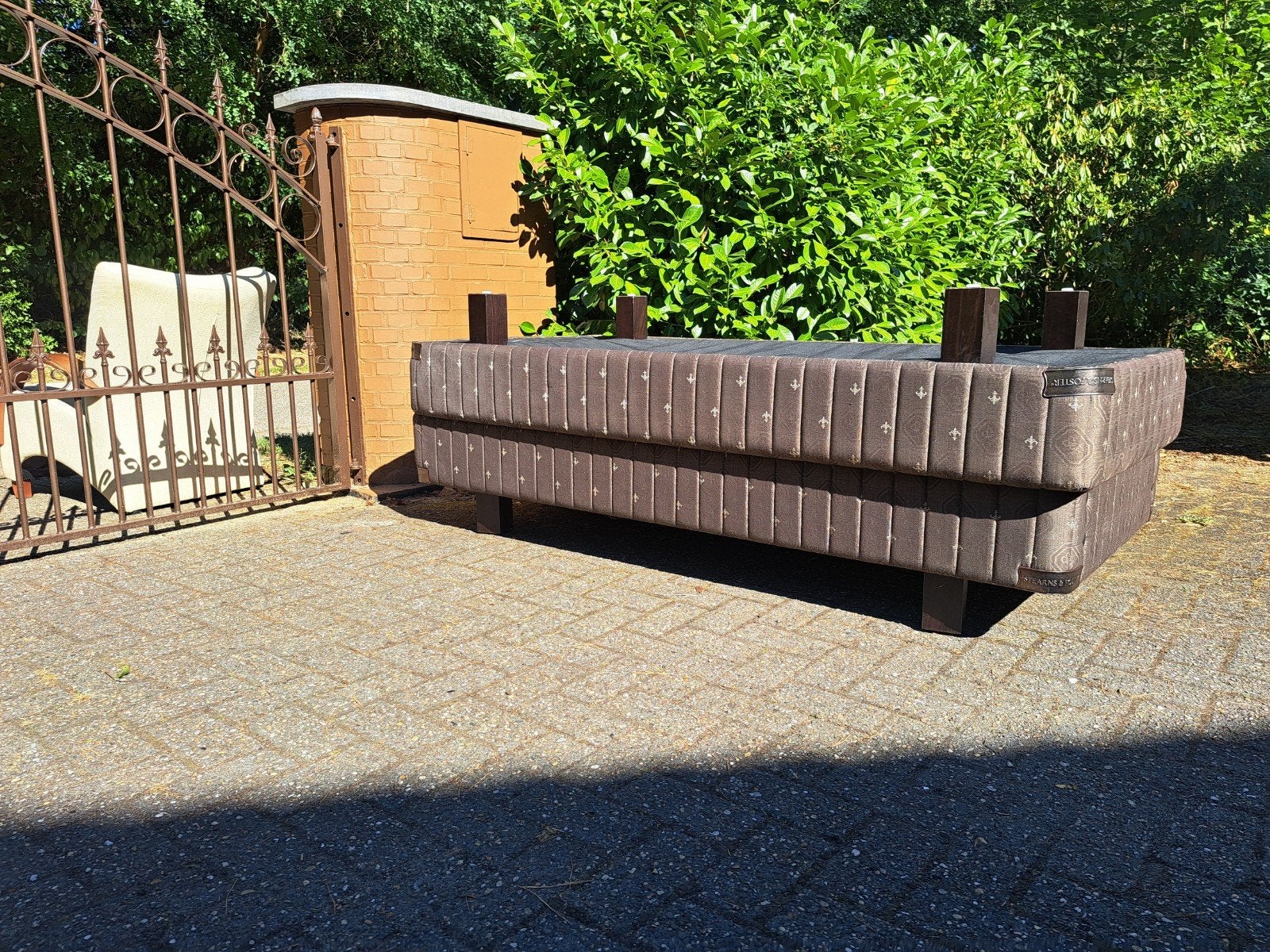 gratis dubbel bed van stears and foster, Ophalen