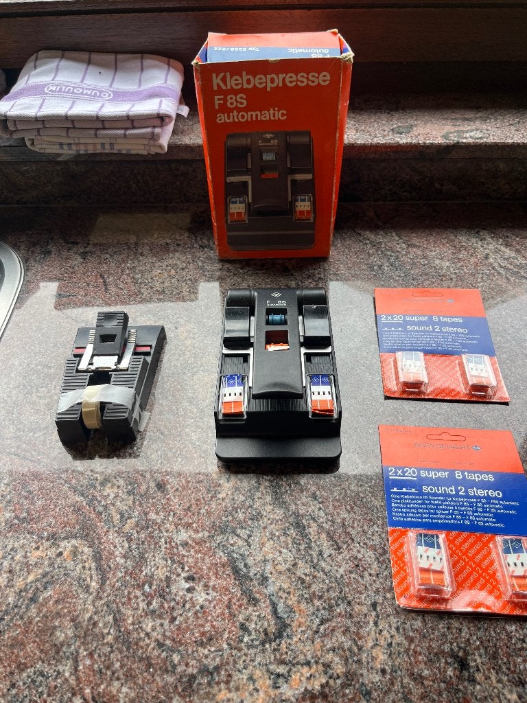 AGFA F8S Automatic Fuser Splicer for Super 8 mm film, Ophalen