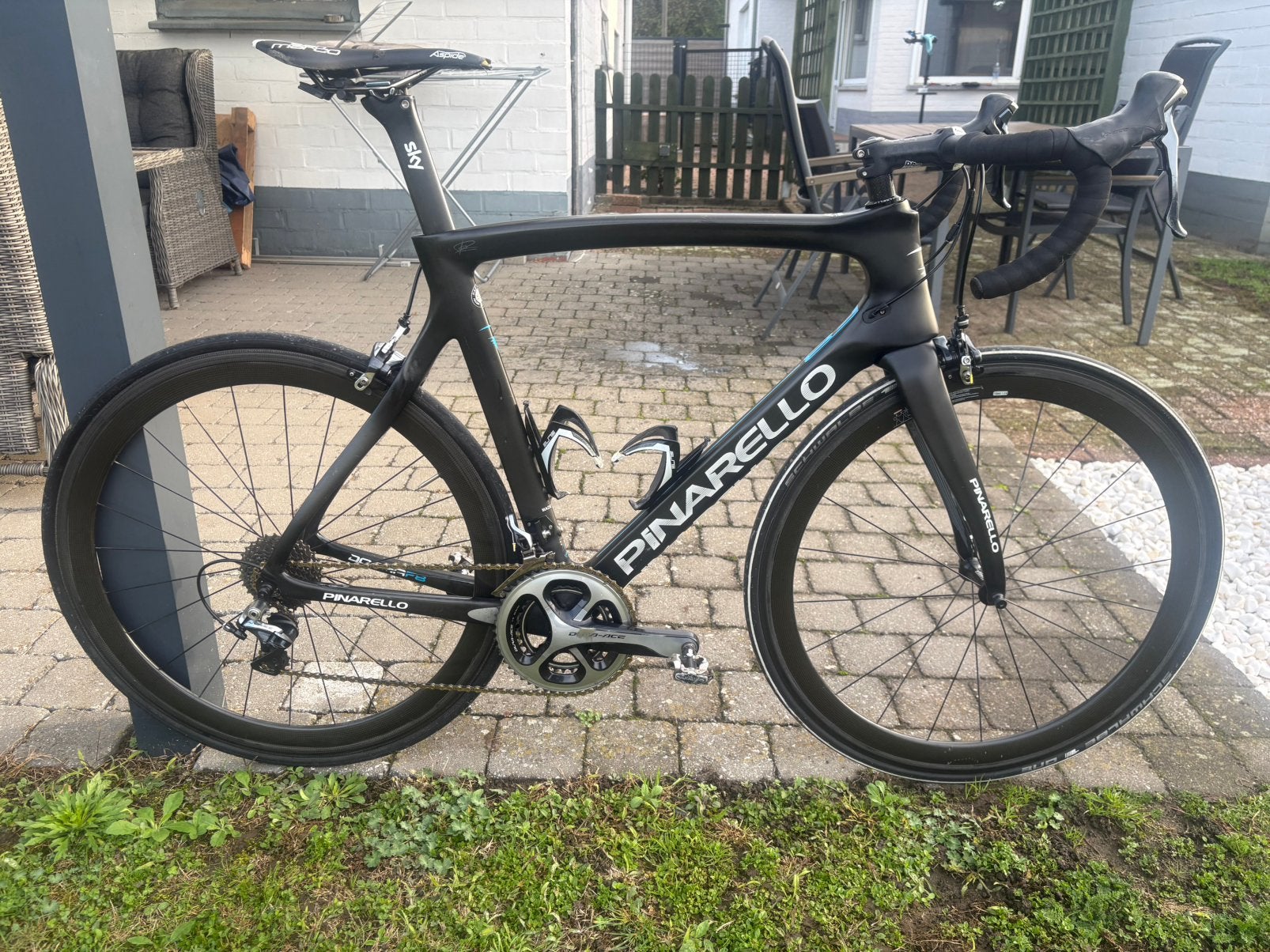 Pinarello Dogma F8, carbon, dura-ace, maat 56, Fietsen en Brommers, Ophalen, 28 inch, Carbon, 10 tot 15 versnellingen