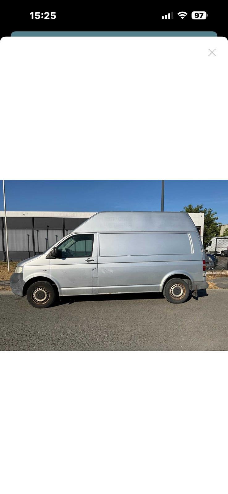 Volkwagen Transporter metallic grijs zilver, Auto's, Stof, Zwart, Particulier, Overige carrosserie
