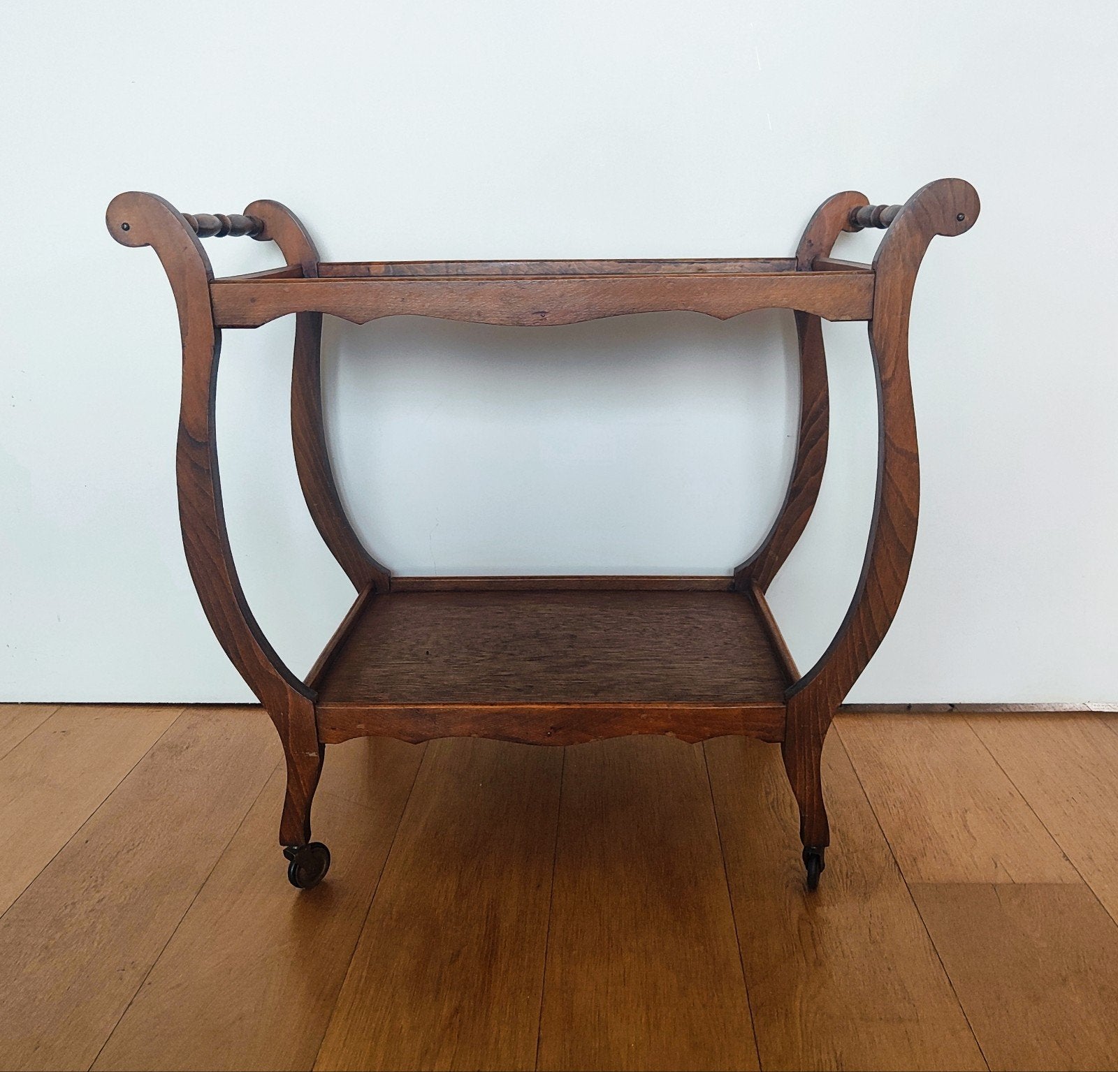 Vintage houten serveerwagen / theetrolley, Ophalen