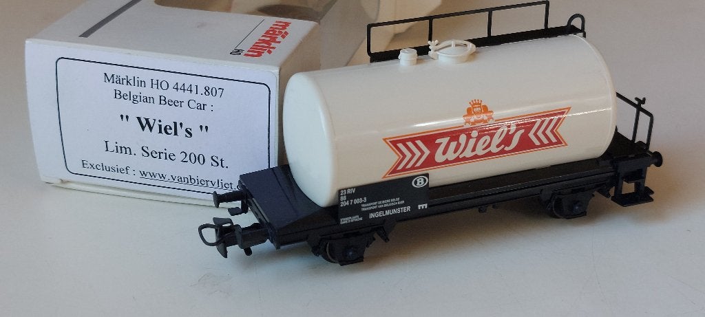 SNCB/NMBS MARKLIN BELGIAN BEER CAR*WIEL'S*HO*AC, Hobby & Loisirs créatifs, Neuf, Analogique, Courant alternatif, Wagon