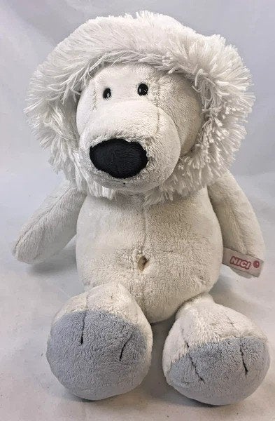 Jouet en peluche NICI en forme d'ours polaire blanc 25 cm, Enfants & Bébés, NICI, Overige karakters, Blanc, Comme neuf