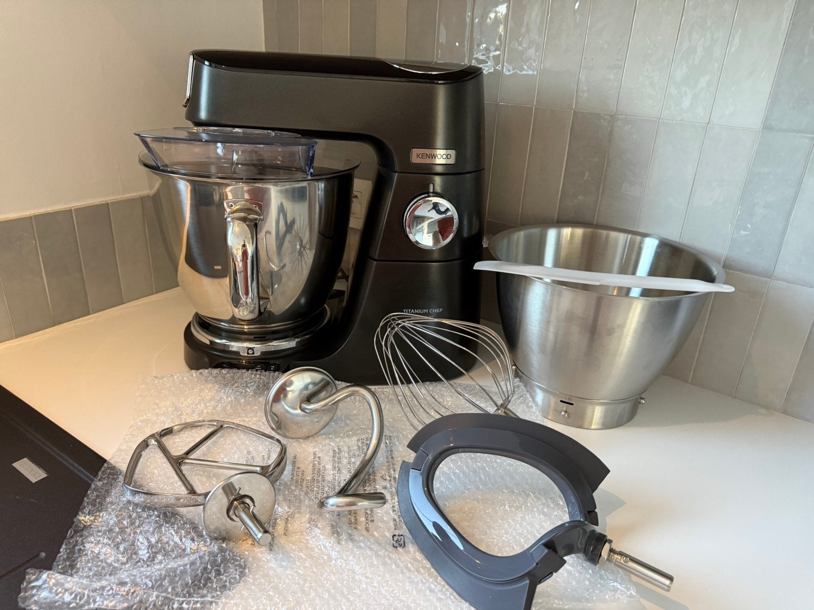 Kenwood titanium chef baker xl met ijsmachine, Enlèvement, Comme neuf