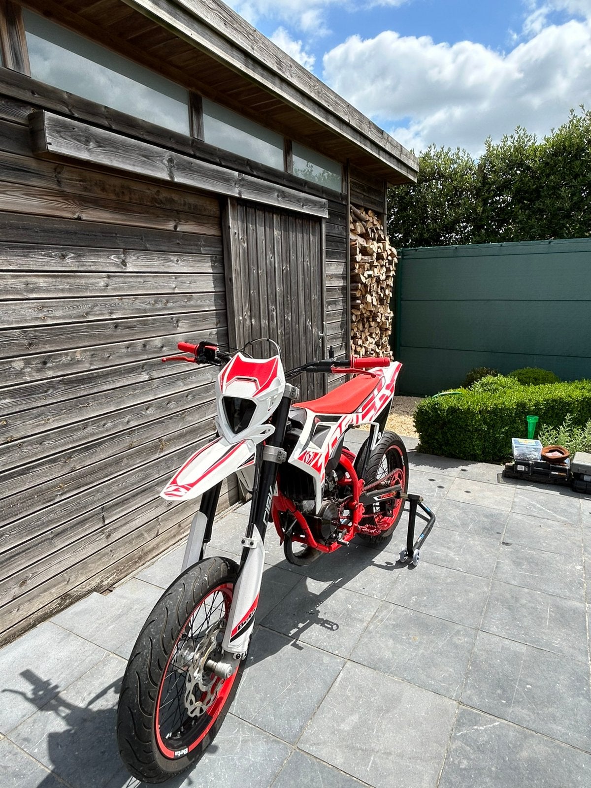 Beta rr50, Ophalen, 6 versnellingen, 50 cc, Klasse B (45 km/u)
