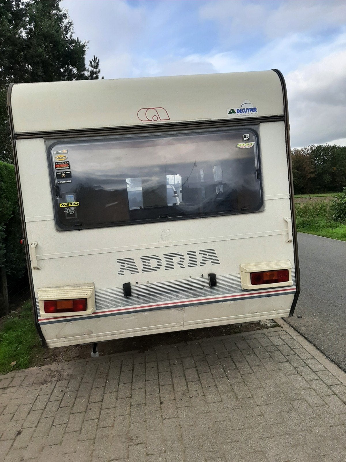 caravan adria, Enlèvement