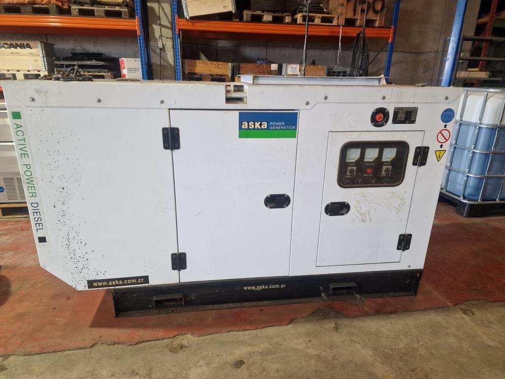 Generators aska, Ophalen