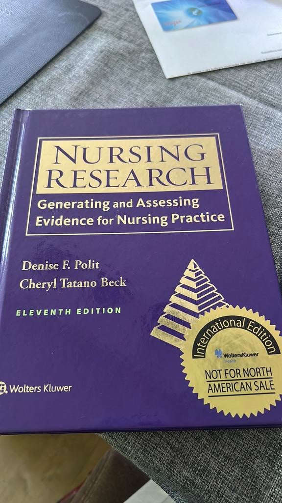 Nursing Research, Boeken, Ophalen, Zo goed als nieuw