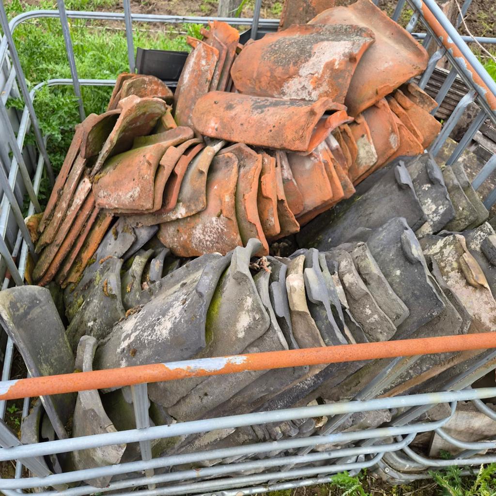 Boomse pannen, Doe-het-zelf en Bouw, Dakpannen en Dakbedekking, Ophalen, Rood, Dakpannen