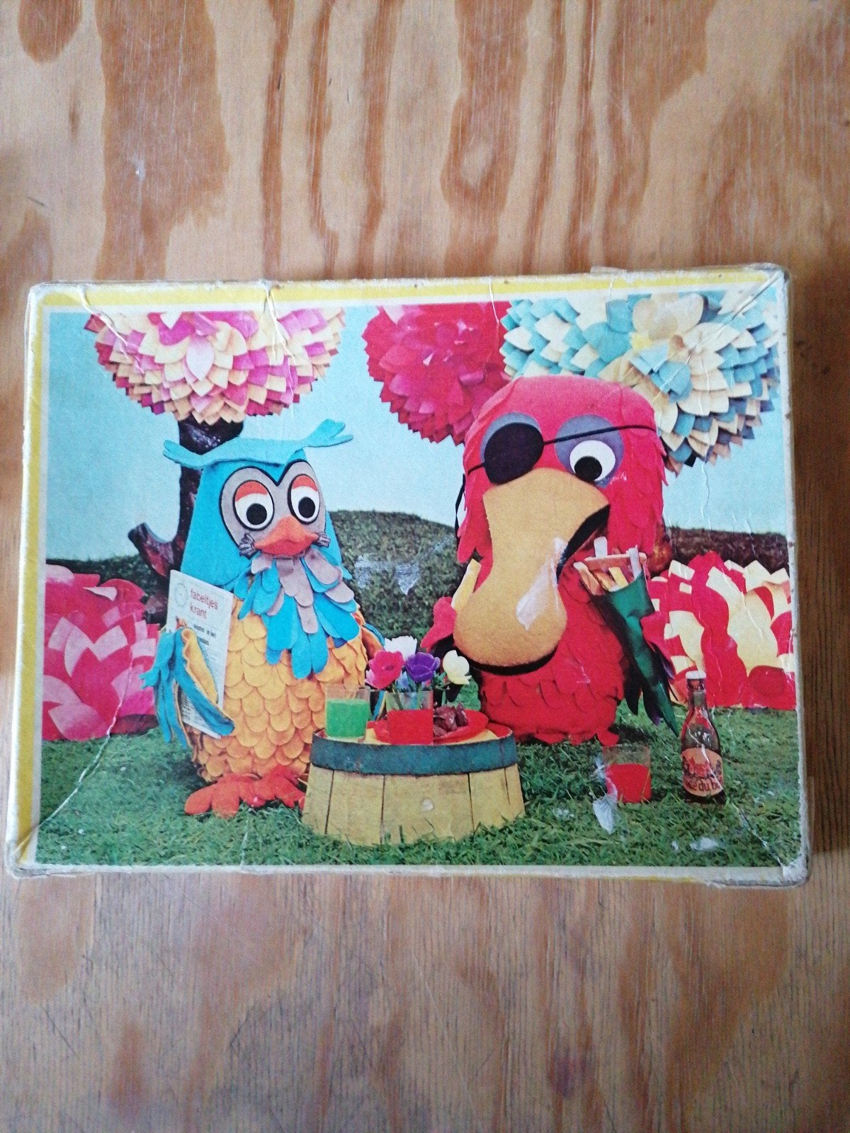 Vintage houten puzzel fabeltjeskrant (20 st), Ophalen of Verzenden