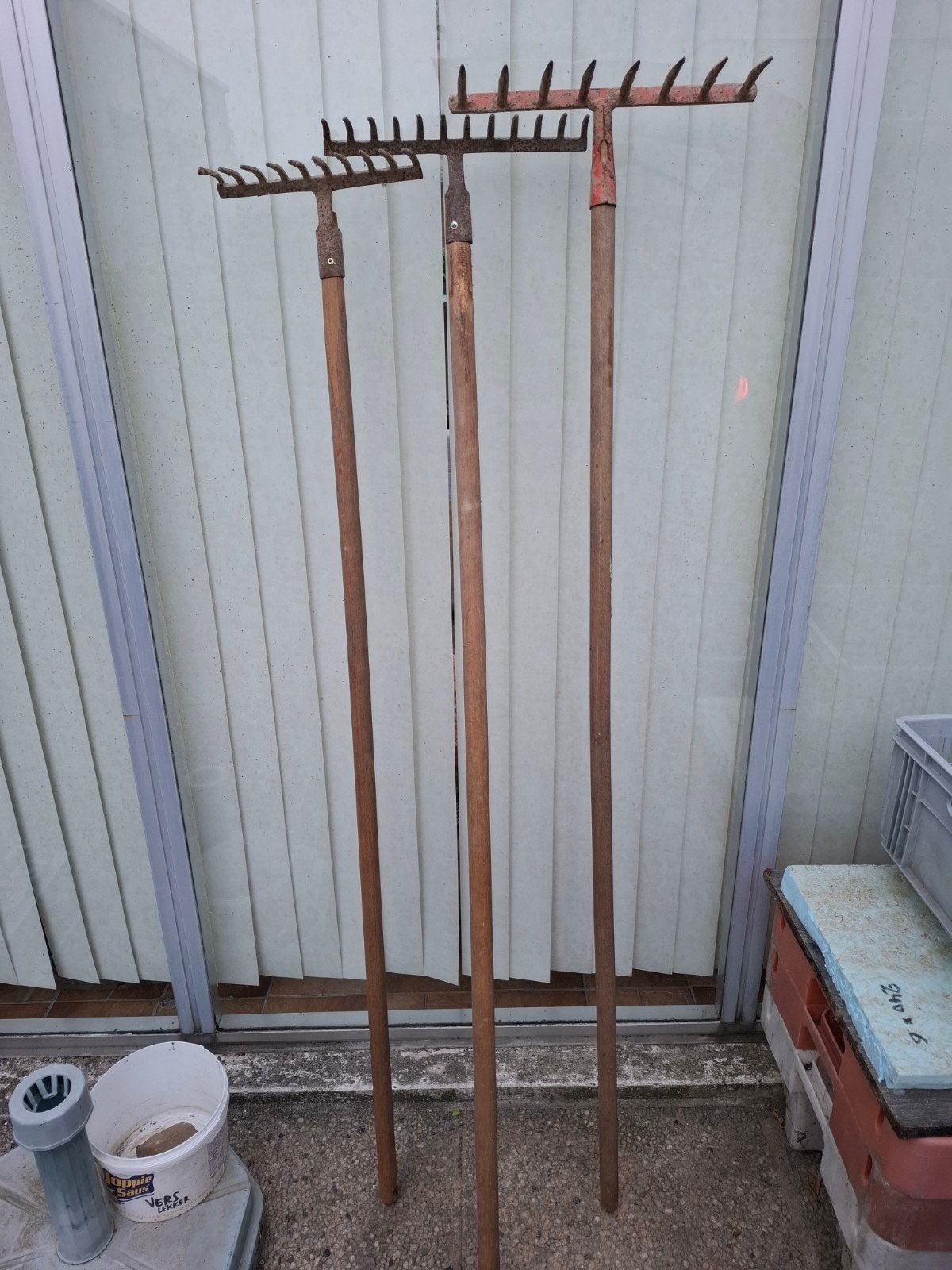 3 harken, Tuin en Terras, Ophalen, Schoffel