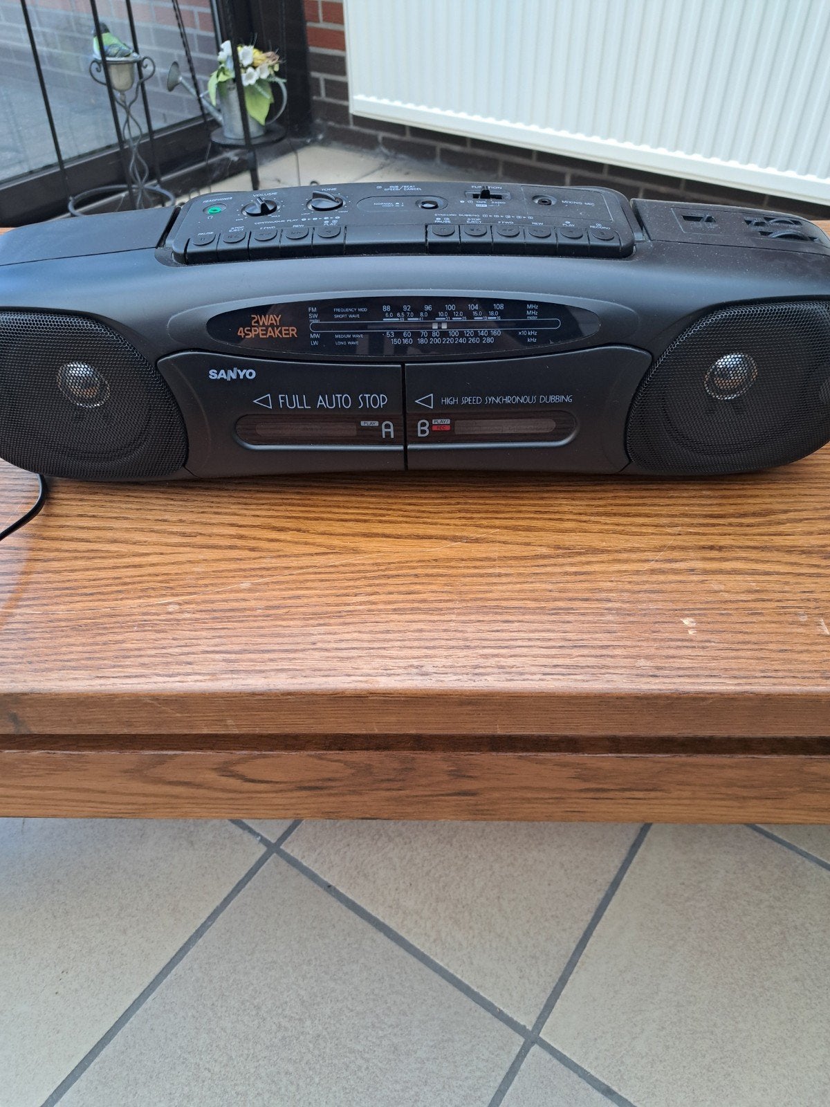 radio cassette, Ophalen, Radio