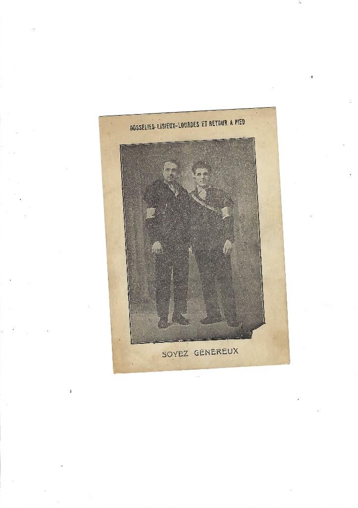 Souvenir de 2 courageux pélerins, Envoi, Utilisé