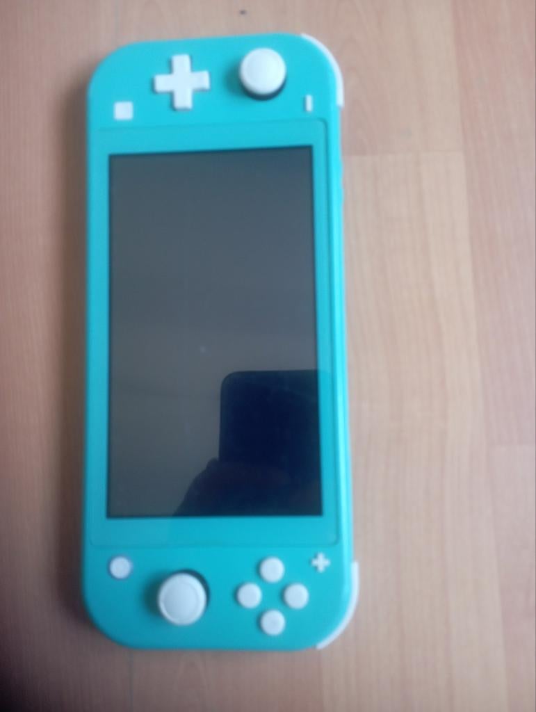 Nintendo Switch Lite – Turquoise + GRATIS hoes + lader, Consoles de jeu & Jeux vidéo, Enlèvement, Switch Lite