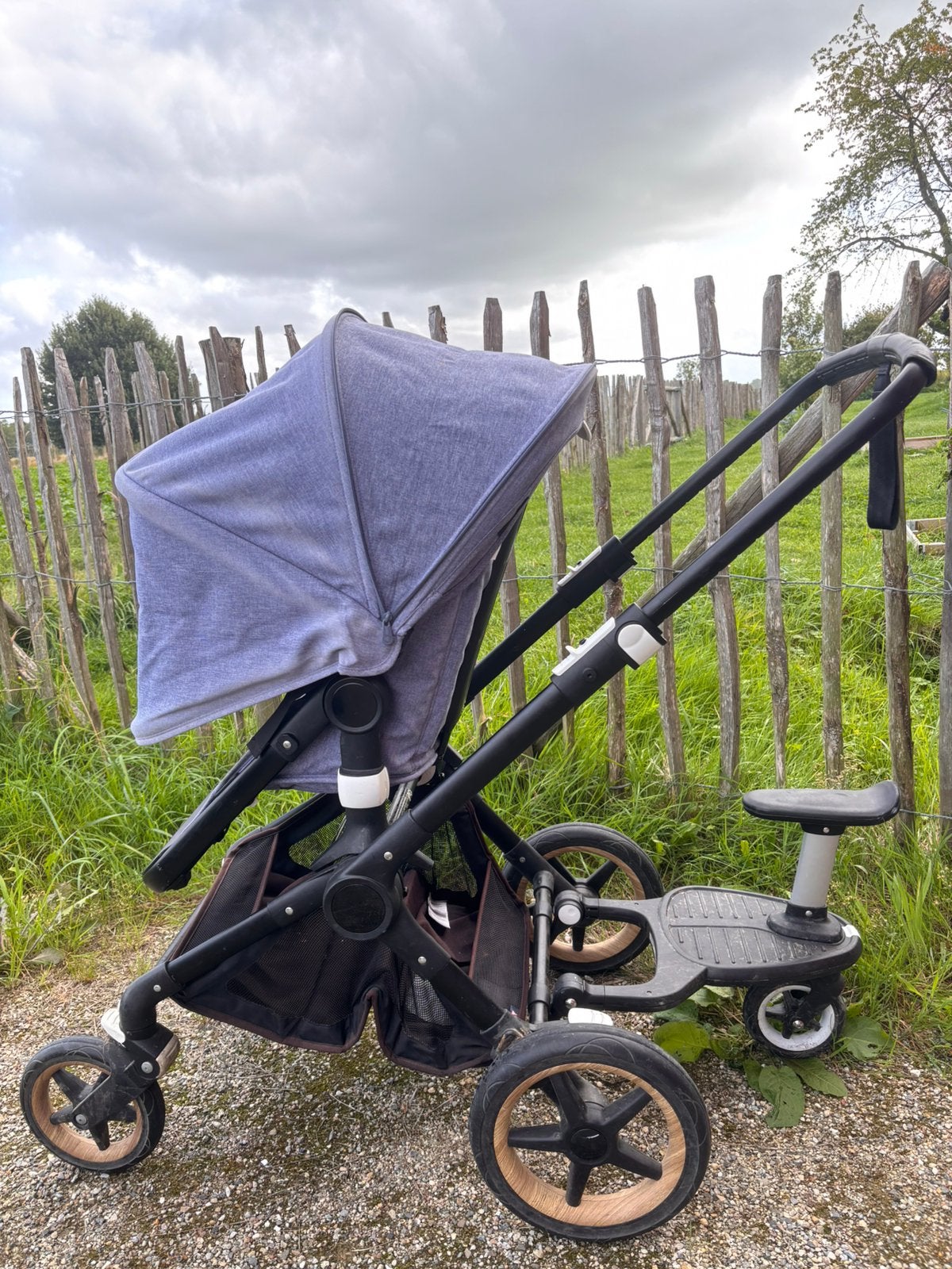 Buggaboo Fox 2 in 1 met rijplankje en adaptors autostoel, Kinderen en Baby's, Ophalen, Gebruikt, Bugaboo, Combiwagen