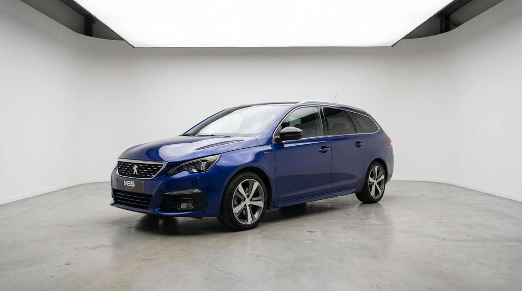 Peugeot 308 * 1.5 BlueHDi GT Line* AUTO* XENION* PANO * CAME, Auto's, Peugeot, 4 cilinders, Blauw, 5 deurs, Skiluik