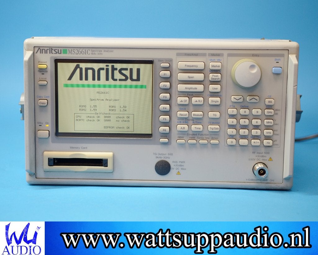 ANRITSU MS2661C Spectrum Analyzer 9K - 3GHZ, Ophalen of Verzenden, Gebruikt, Geluid