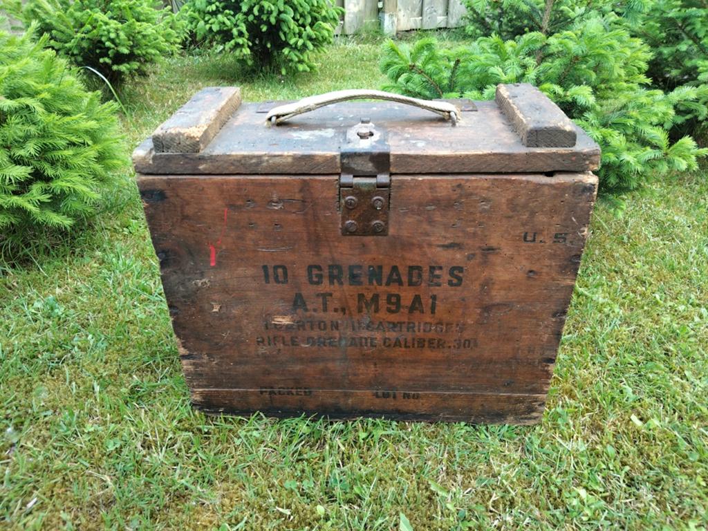 Coffre/boîte de transport de l'armée américaine 10 Gr. HEURE, Collections, Enlèvement ou Envoi