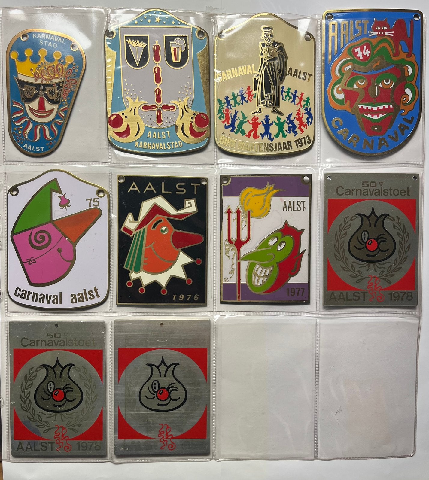 Aalst carnaval medaille, Postzegels en Munten, Ophalen, Overige materialen