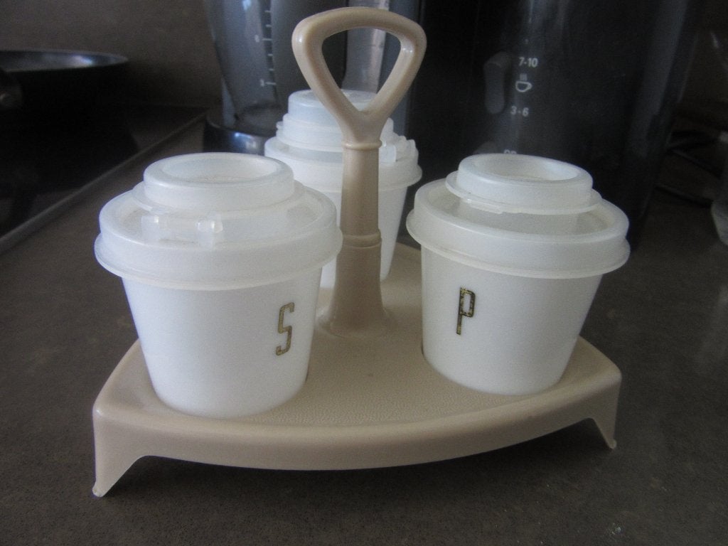 Retro Tupperware kruidenpotjes, Huis en Inrichting, Ophalen of Verzenden, Nieuw