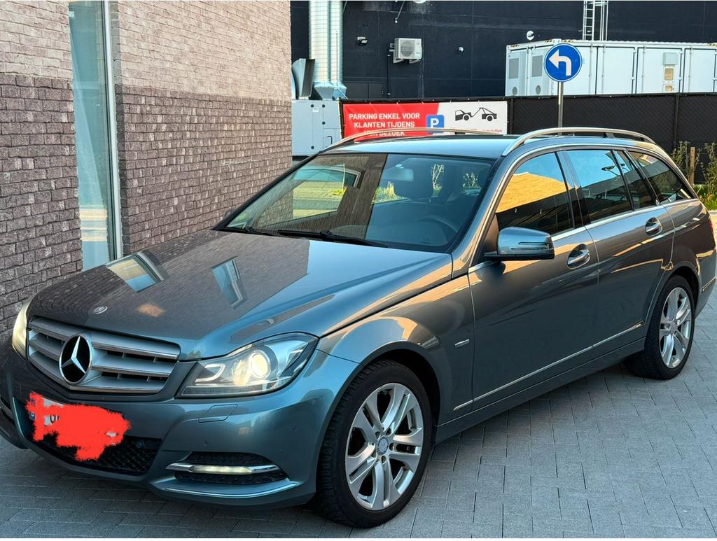 Mercedes c klasse 2.2 CDI, Auto's, Mercedes-Benz, Euro 5, Achterwielaandrijving, Zwart, Blauw