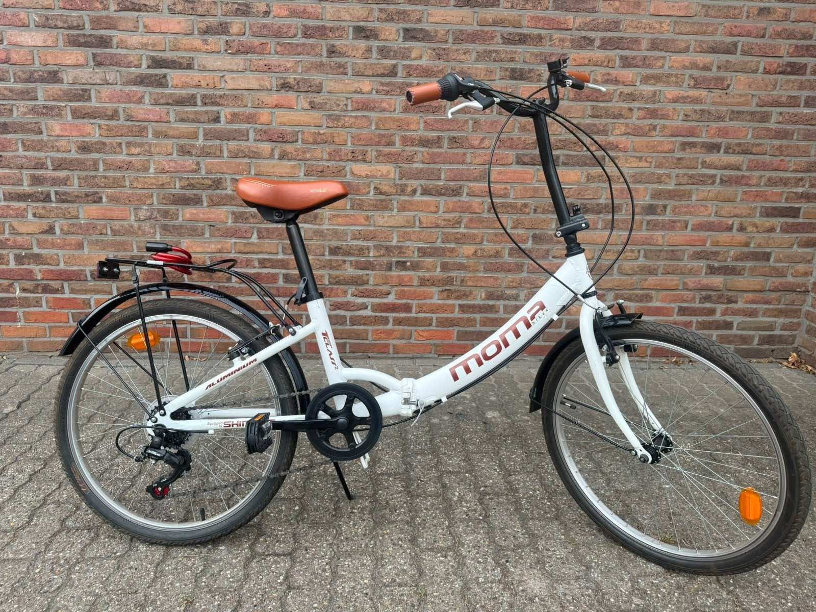plooifiets Moma 24 inch, Fietsen en Brommers, Fietsen | Vouwfietsen, Ophalen