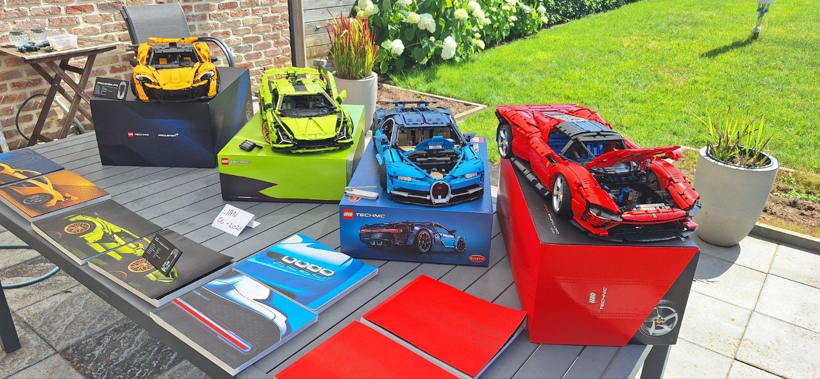 4x lego technic supercars, Enlèvement, Complet, Lego, Technic