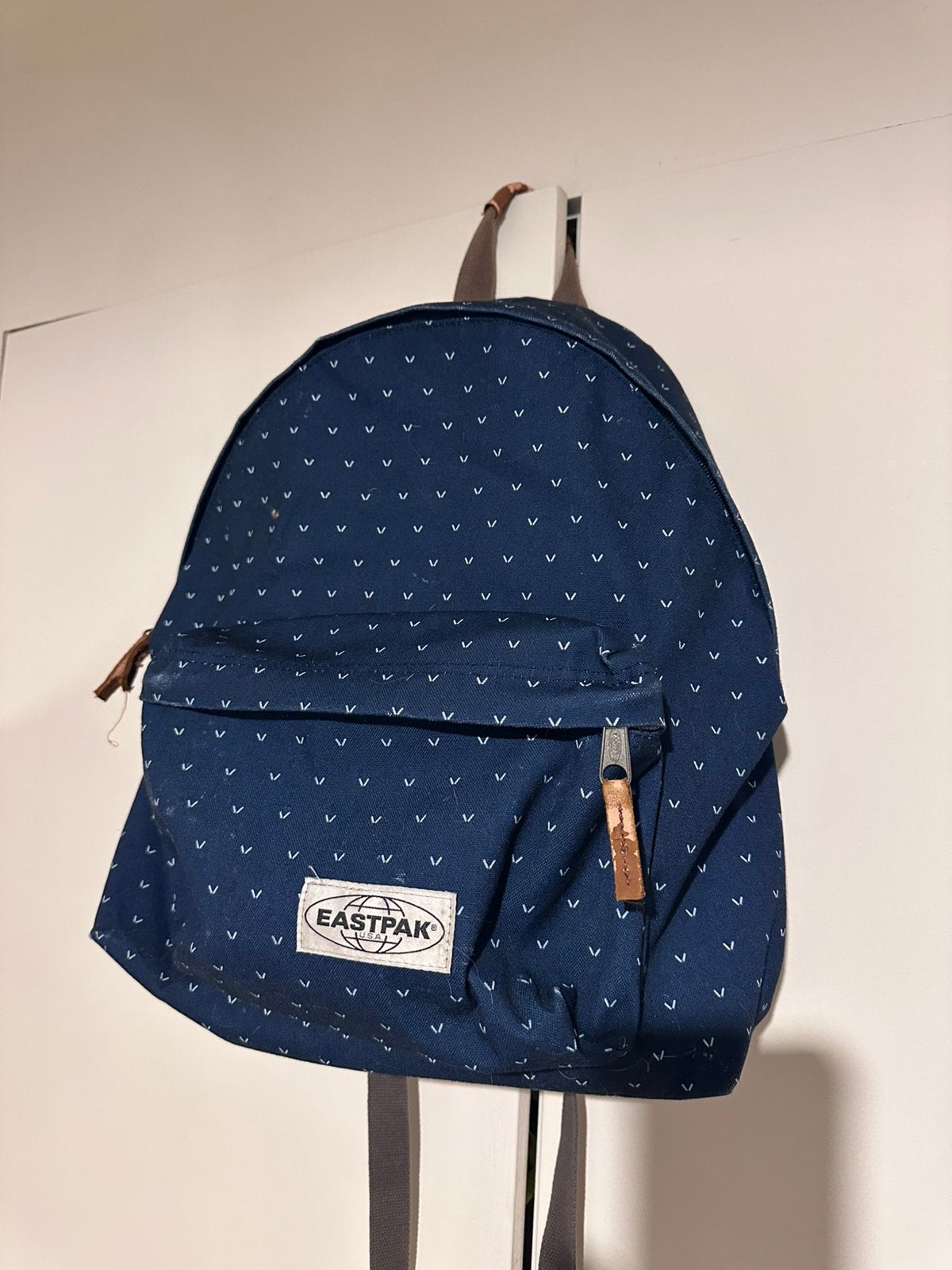 Eastpak marineblauwe rugzak, Ophalen of Verzenden, Zo goed als nieuw, Eastpak