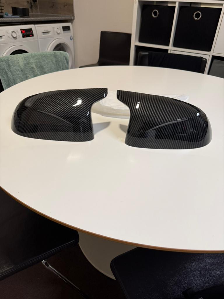 Gloednieuwe cabron spiegelkappen voor bmw X5 en meer, Ophalen of Verzenden