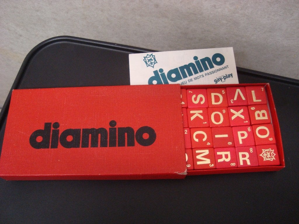 jeux diamino en bois, Enlèvement, Comme neuf