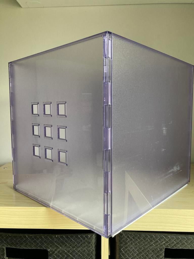 Ikea Kallax Lekman opbergbox blauw transparant - 10 beschik, Ophalen, Gebruikt